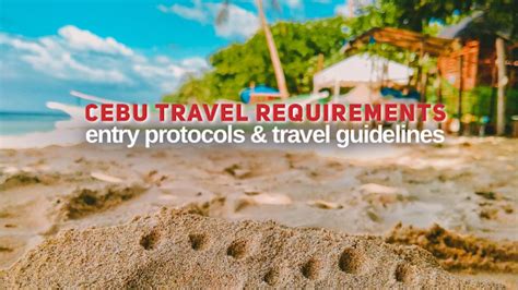 CEBU PROVINCE TRAVEL REQUIREMENTS FOR TOURISTS .